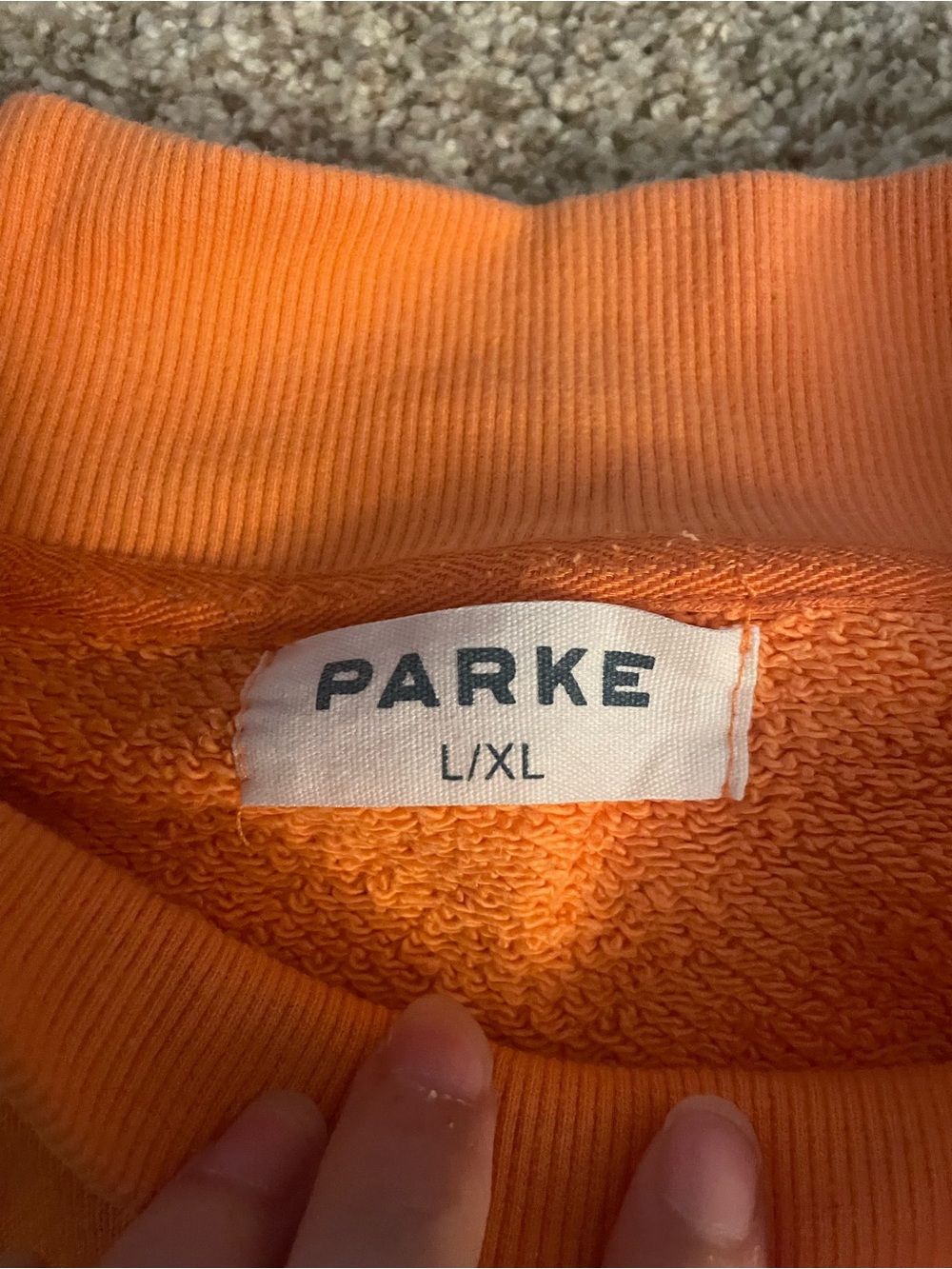 Parke Creamsicle Mockneck - Picture 2 of 3